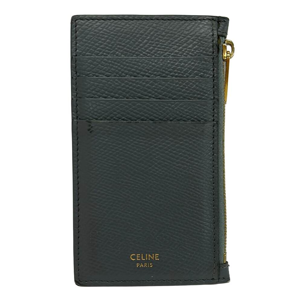 Celine Compact Zipped Card Holder Coin Case